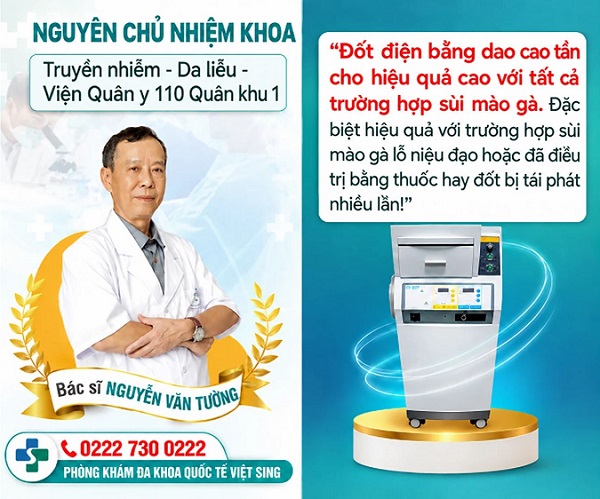 Chia sẻ kinh nghiệm chữa sùi mào gà bằng đốt điện – Hạn chế đau, tránh để sẹo, ít tái phát